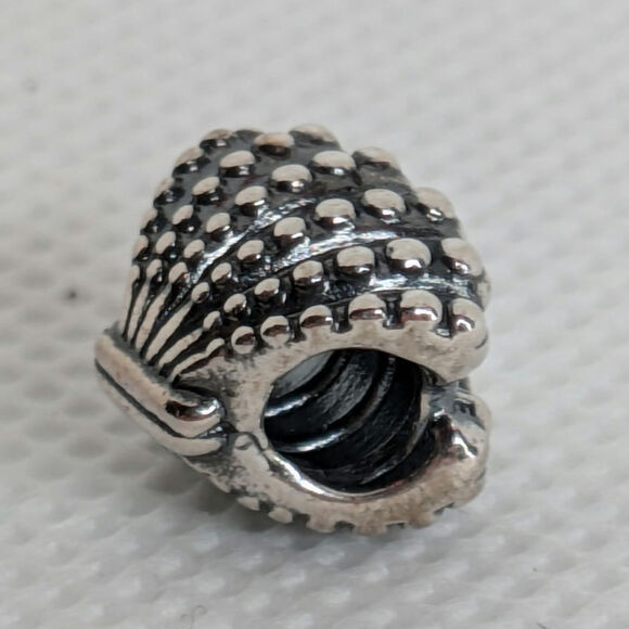PANDORA Shell Pearl Charm in Sterling Silver - Picture 3 of 4